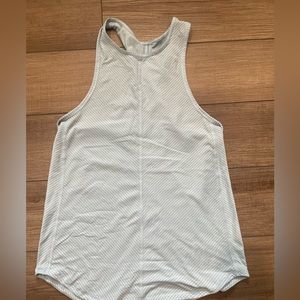 Lululemon High-neck racer back tank with back detail